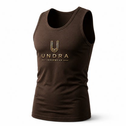 Premium Brown Cotton Vest